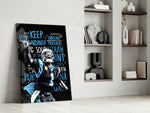 NFL panel against a moody dark-painted accent wall