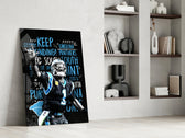 NFL panel against a moody dark-painted accent wall
