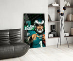 NFL glass print bringing Eagles edge to a teen's bedroom