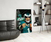 NFL glass print bringing Eagles edge to a teen's bedroom