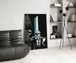 NFL glass print bringing Eagles edge to a teen's bedroom