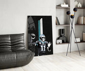 NFL glass print bringing Eagles edge to a teen's bedroom