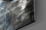 Cinematic artwork in a gaming room interior