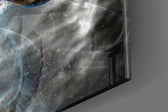Cinematic artwork in a gaming room interior