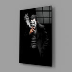 DC tribute panel anchoring a man cave wall
