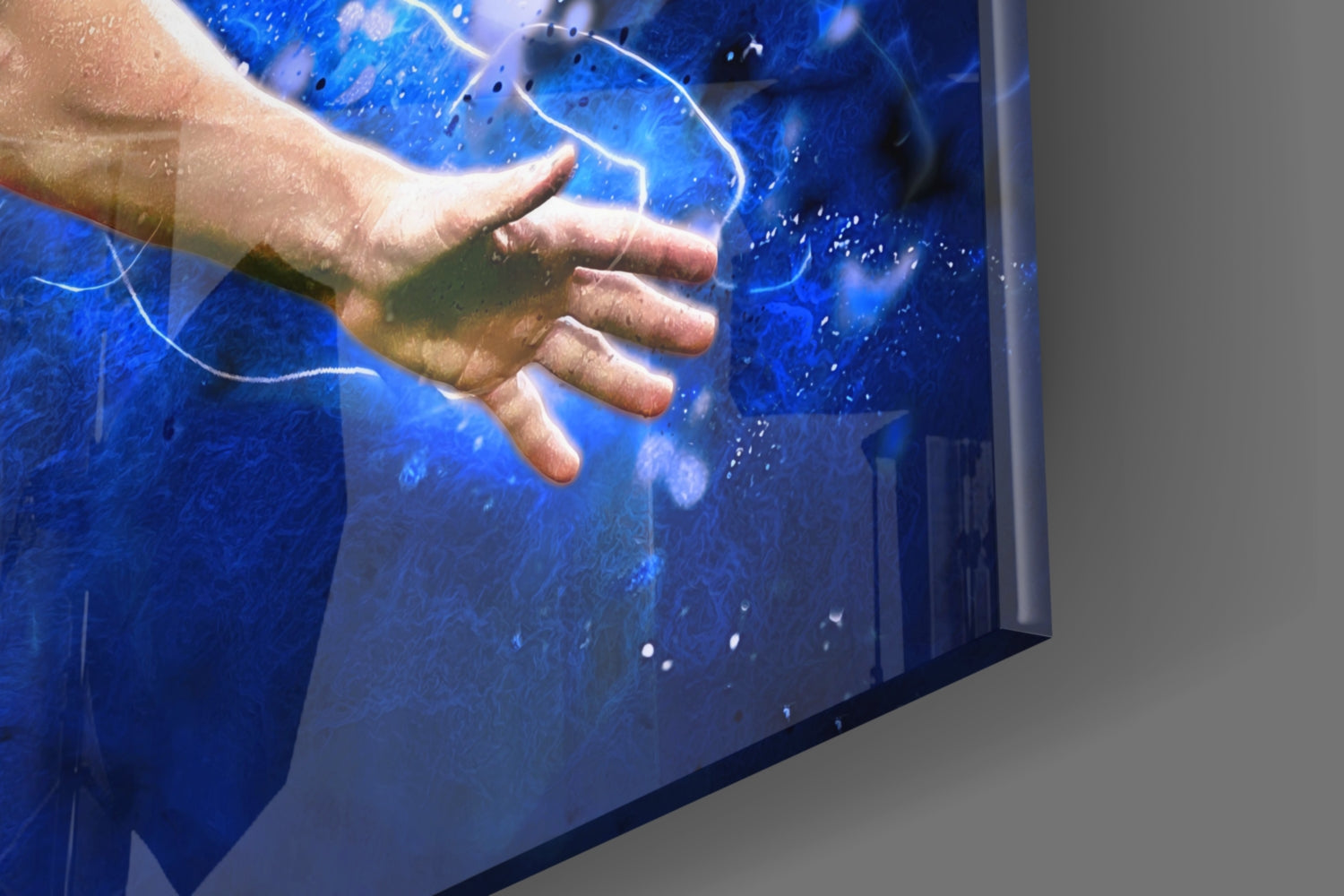 Messi Glass Wall Art.