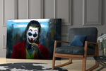 DC yatay panel against a moody dark-painted accent wall