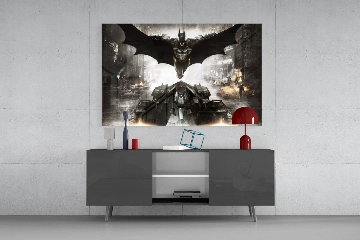 Batman Glass Wall Art.