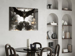 DC glass print bringing Dark Knight edge to a teen's bedroom