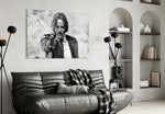 John Wick artwork styled in a creative loft interior