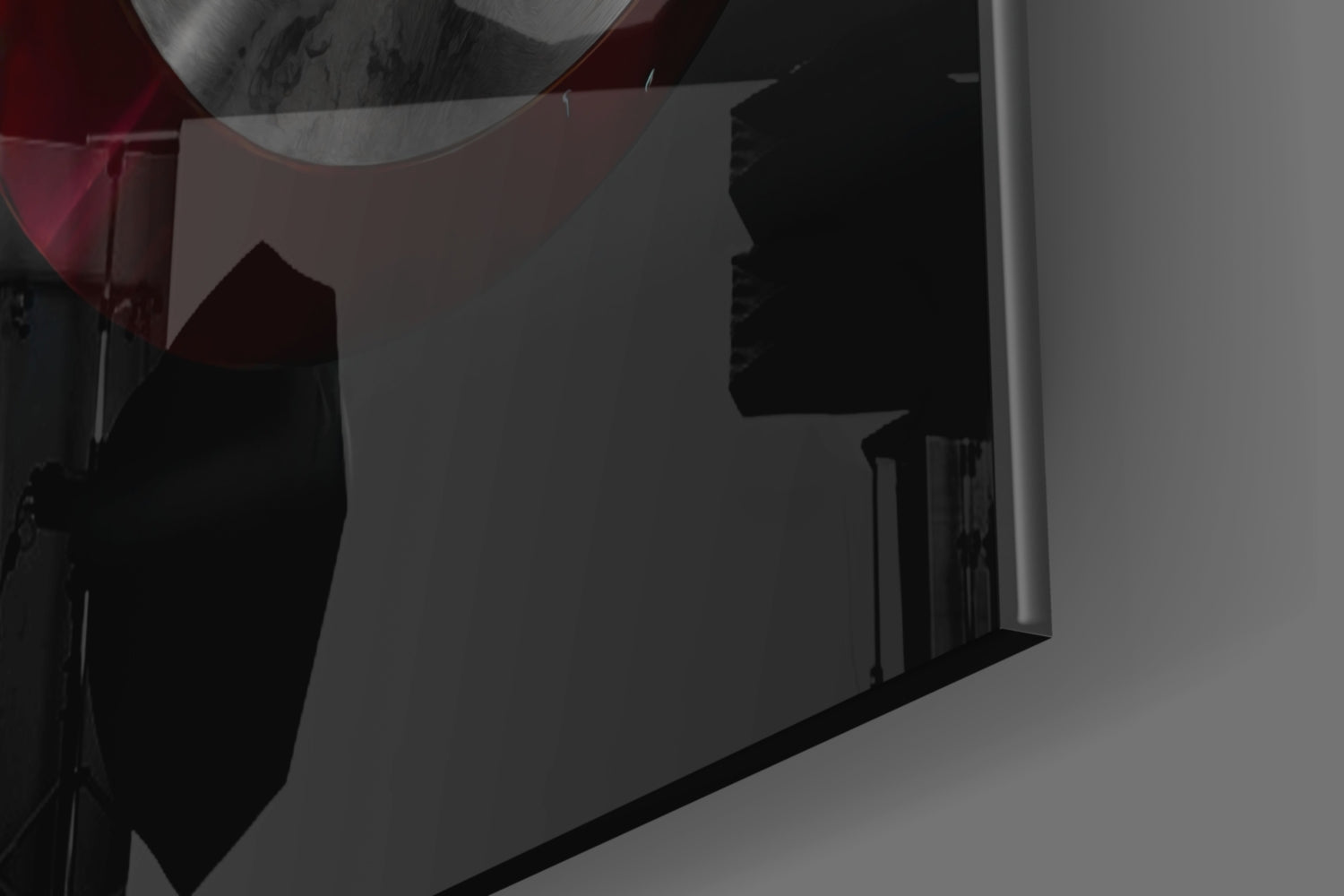 Captain America Glass Wall Art.