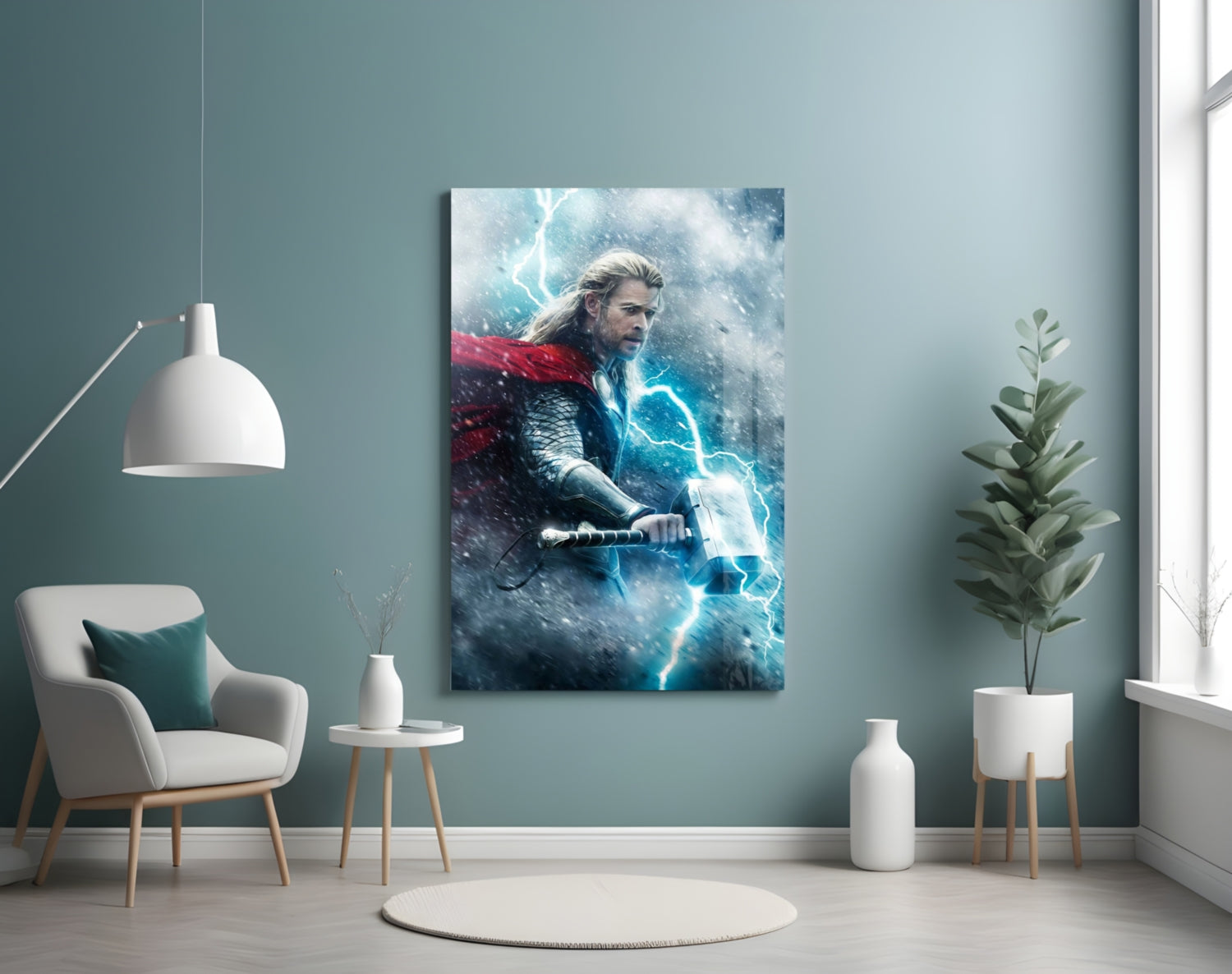 Thor Glass Wall Art.