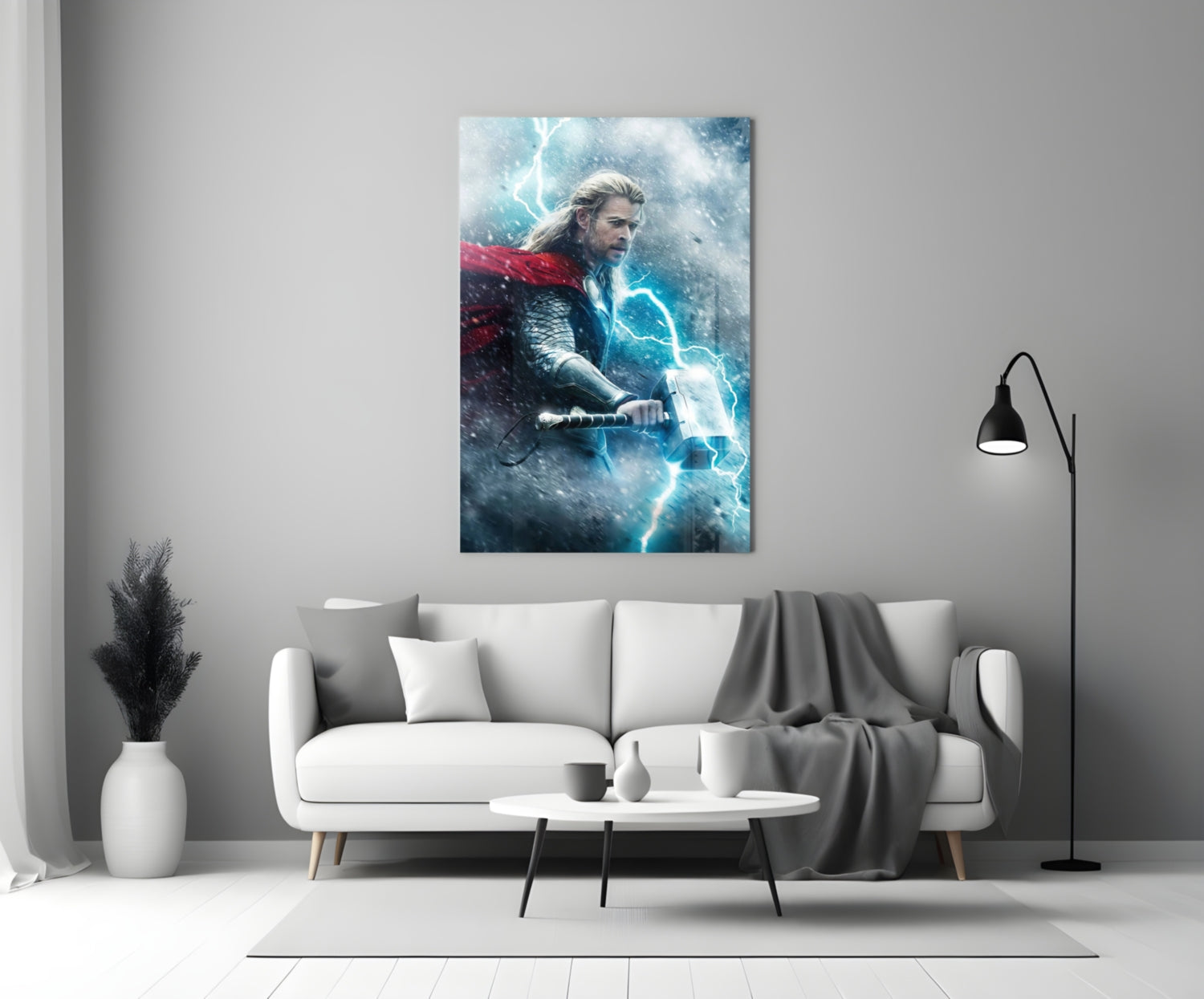 Thor Glass Wall Art.