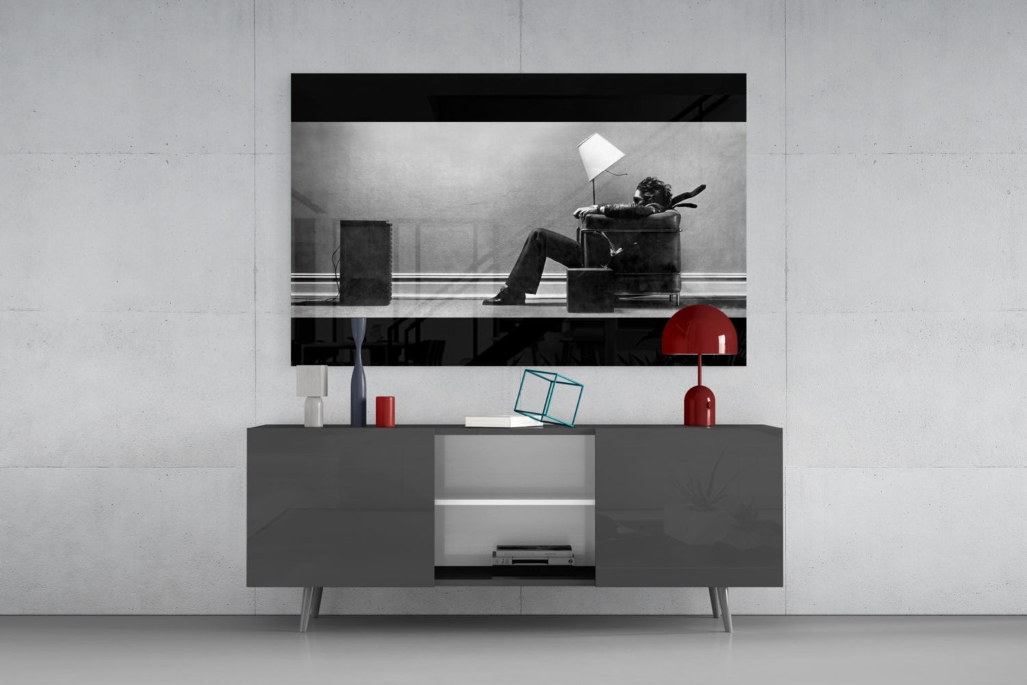 Blown Away Glass Wall Art.