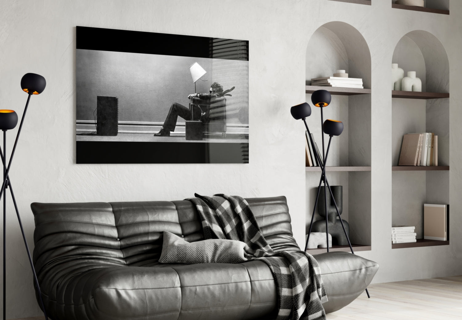 Blown Away Glass Wall Art.