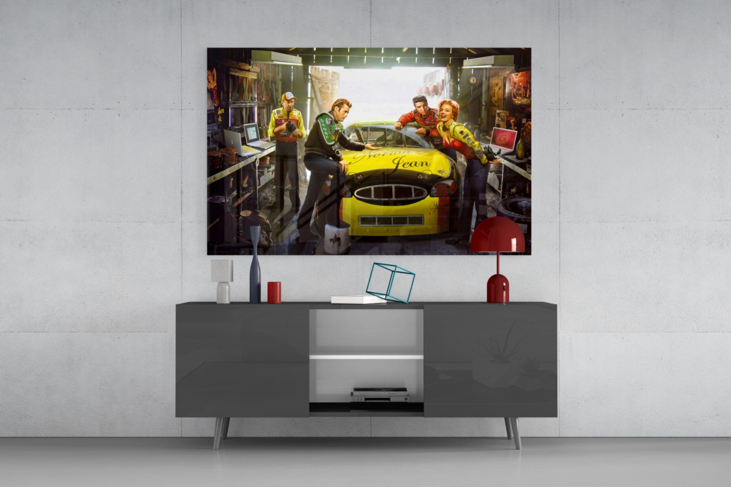 Marilyn Elvis Humphrey - Garage Glass Wall Art.