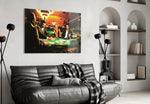 Marilyn Elvis Humphrey artwork styled in a high-end bar