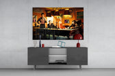 Marilyn Elvis Humphrey - Pool V2 Glass Wall Art.