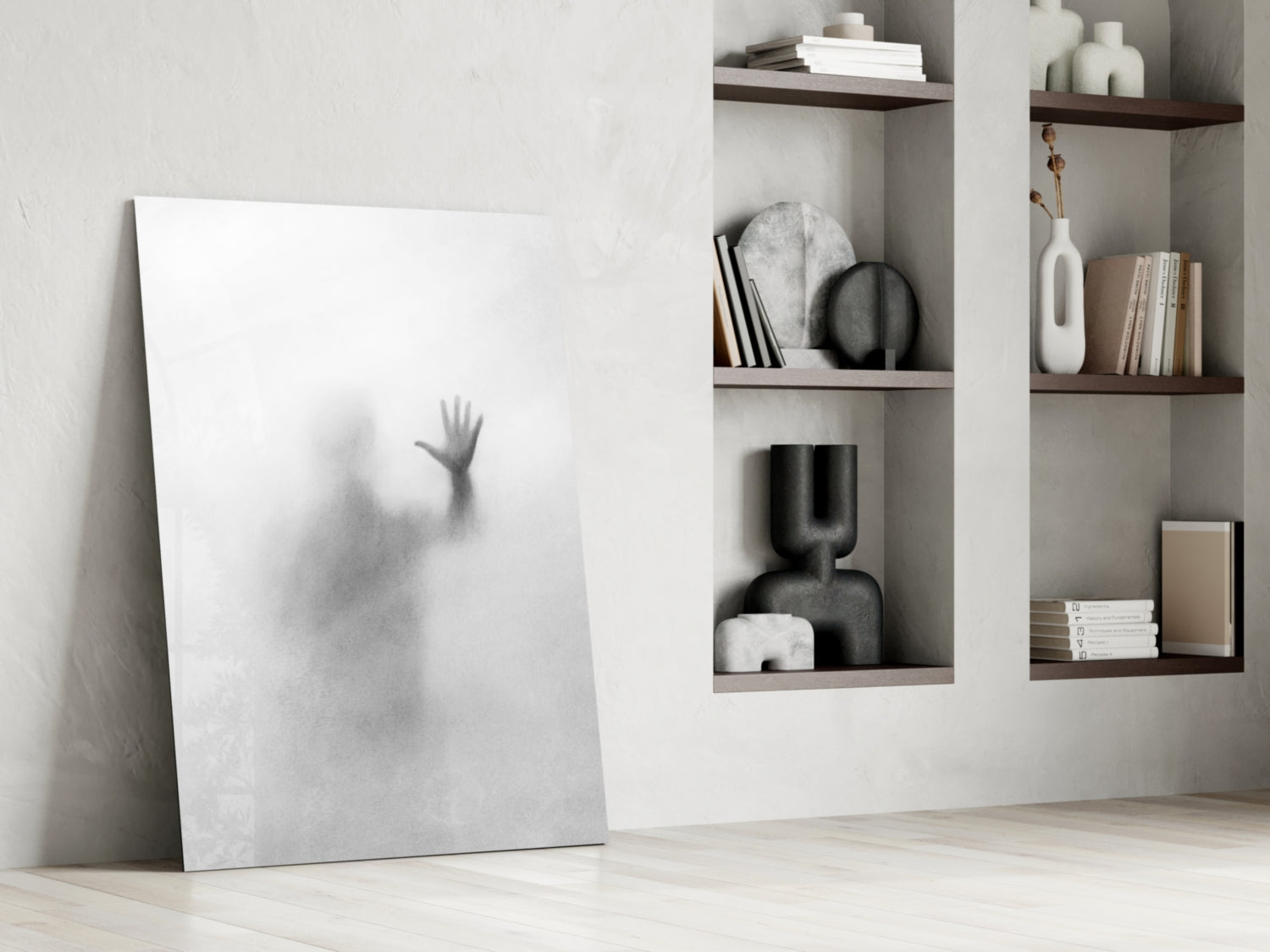 Despair Glass Wall Art.