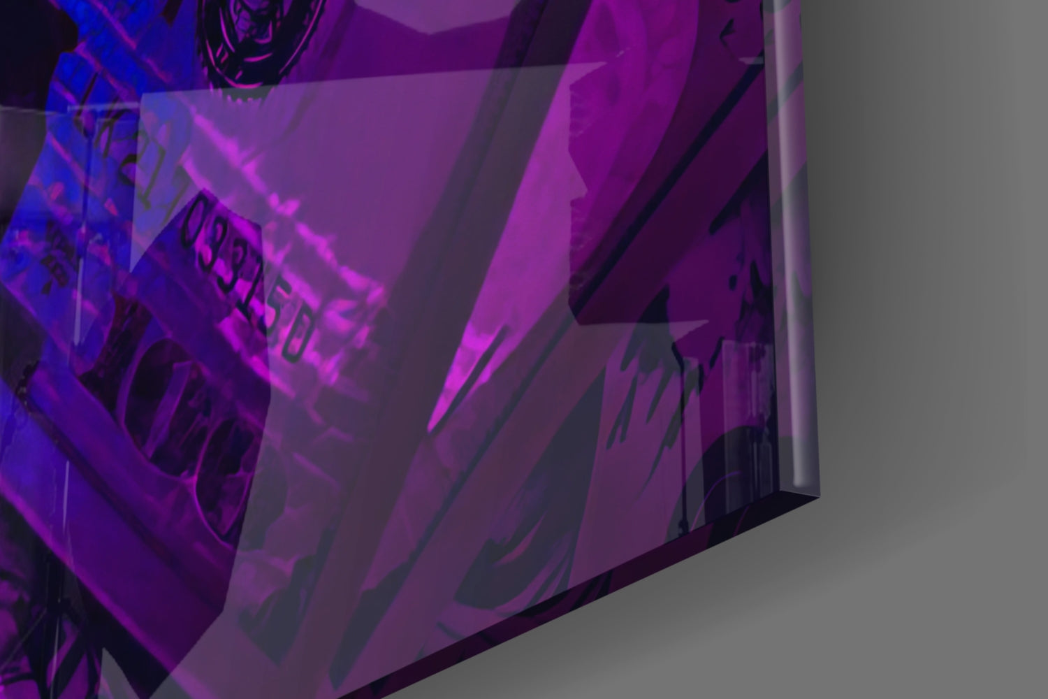 Cash Glass Wall Art.