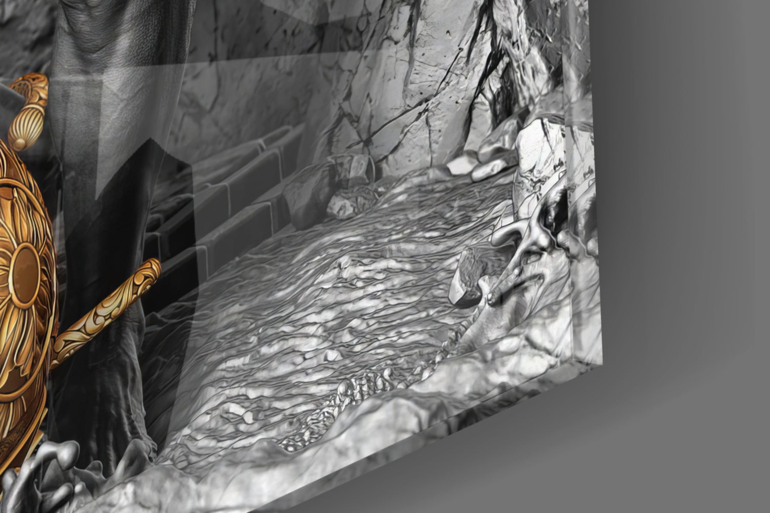 Ape King Glass Wall Art.