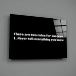 Typography panel anchoring a study wall