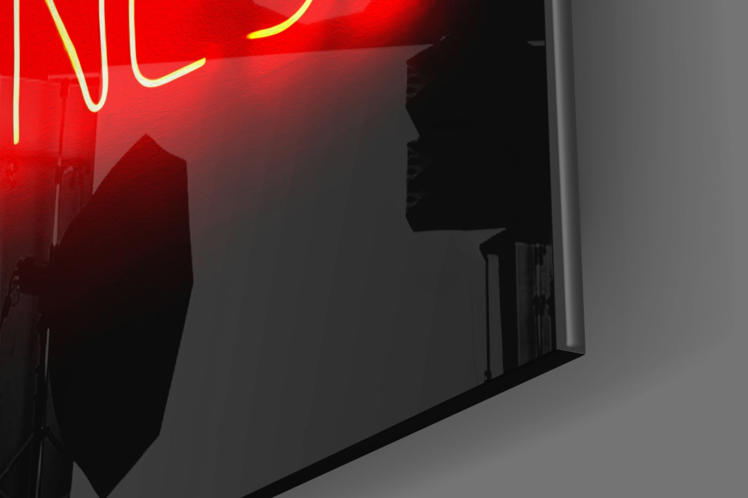 Over Thinking Glass Wall Art.