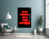 Over Thinking artwork styled in a creative loft interior