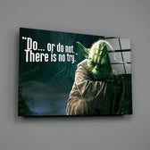 Star Wars tribute panel anchoring a man cave wall