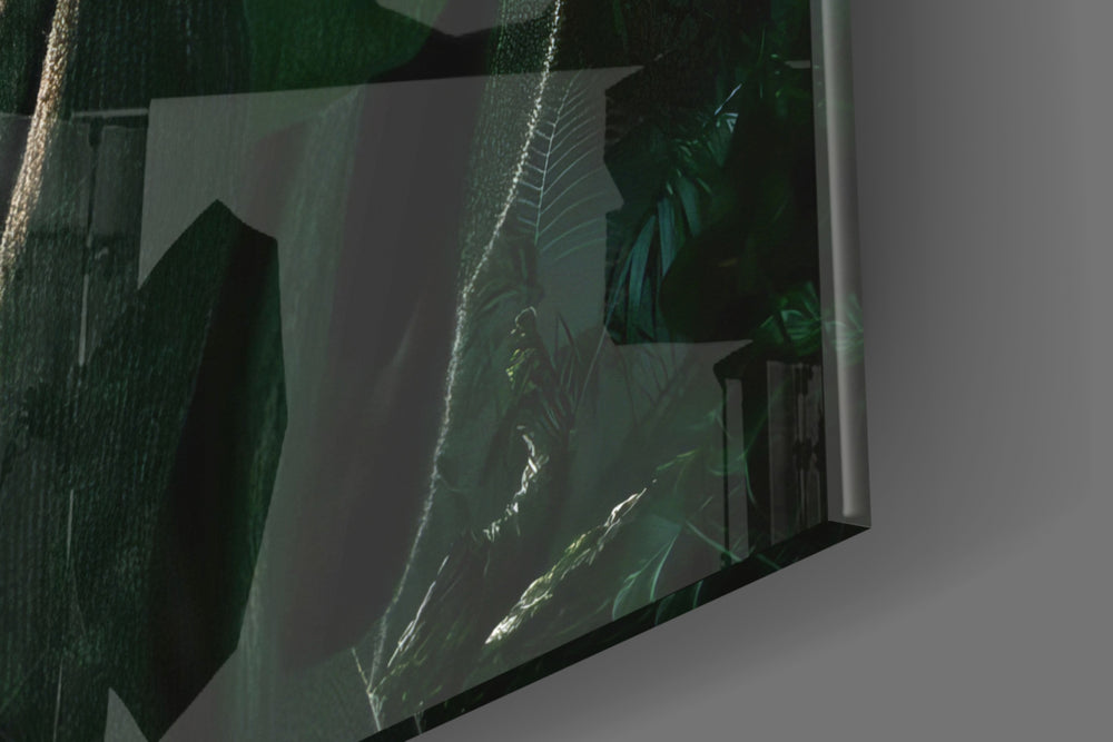 Cinematic artwork in a study interior