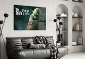 Words of Yoda artwork styled in a creative loft interior