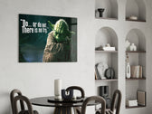 Star Wars glass print bringing Jedi edge to a teen's bedroom