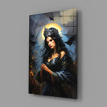 Dark Queen Glass Wall Art.