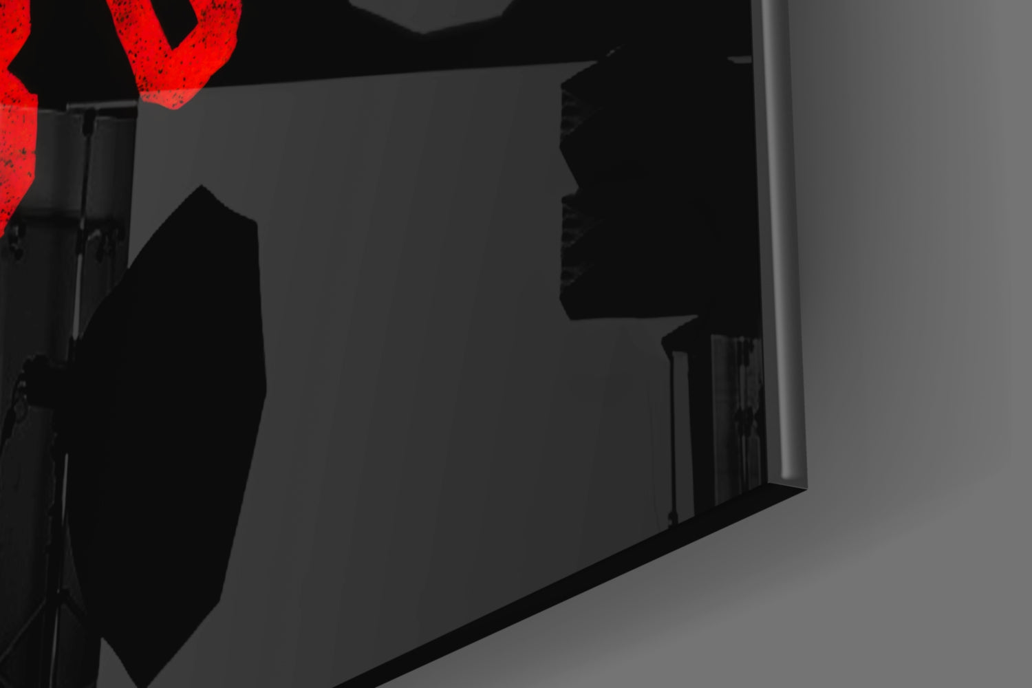 Make Mistakes Glass Wall Art.