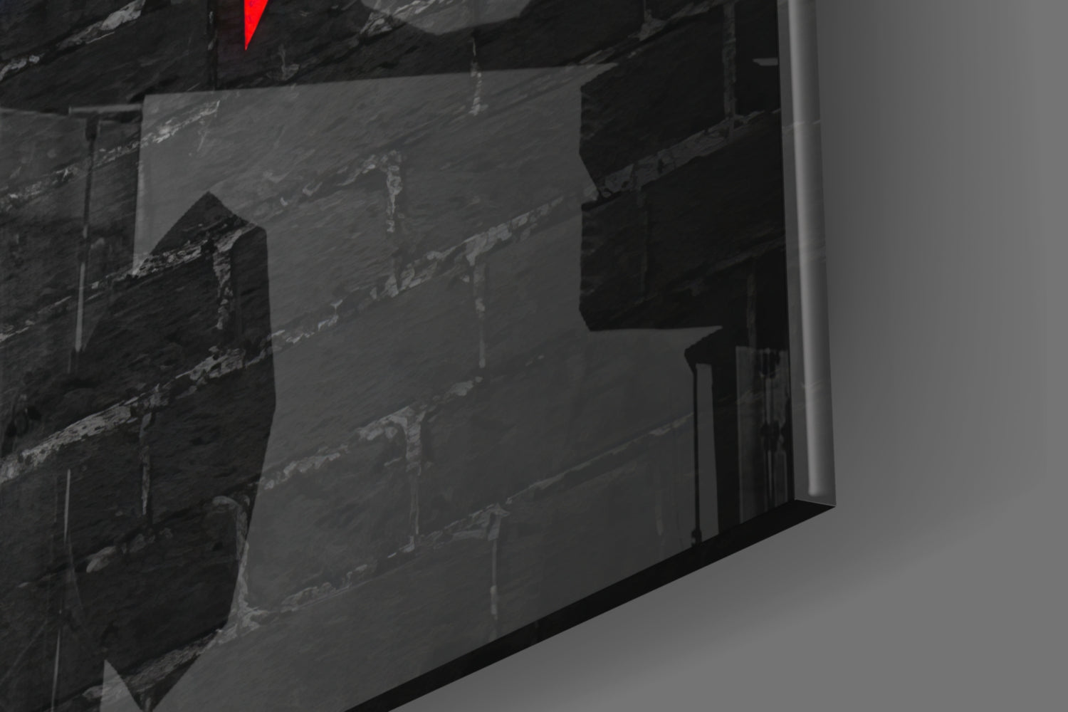 No Pain No Gain Glass Wall Art.