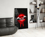 Gym glass print bringing fitness edge to a designer office