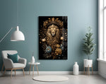 Lion King artwork styled in a creative loft interior