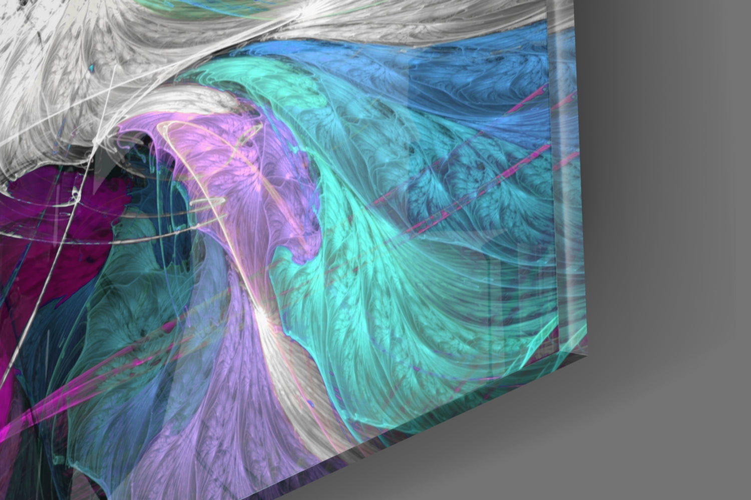 Pink Dream Glass Wall Art.