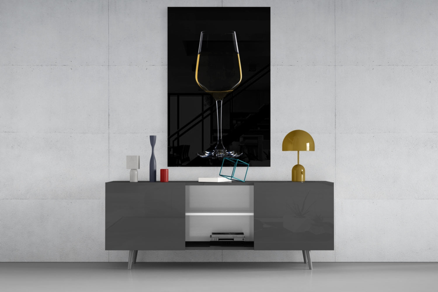 Wine Glass Wall Art.