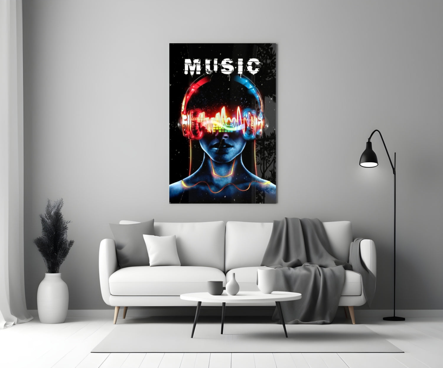 Music Glass Wall Art.