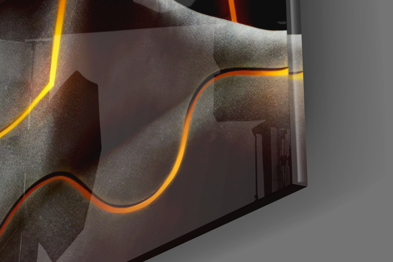 Frequency Glass Wall Art.