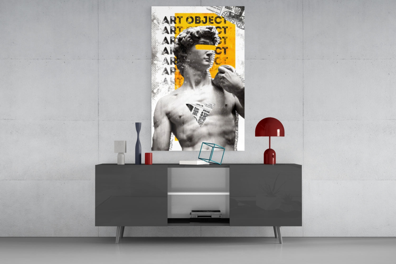 Art Object Glass Wall Art.