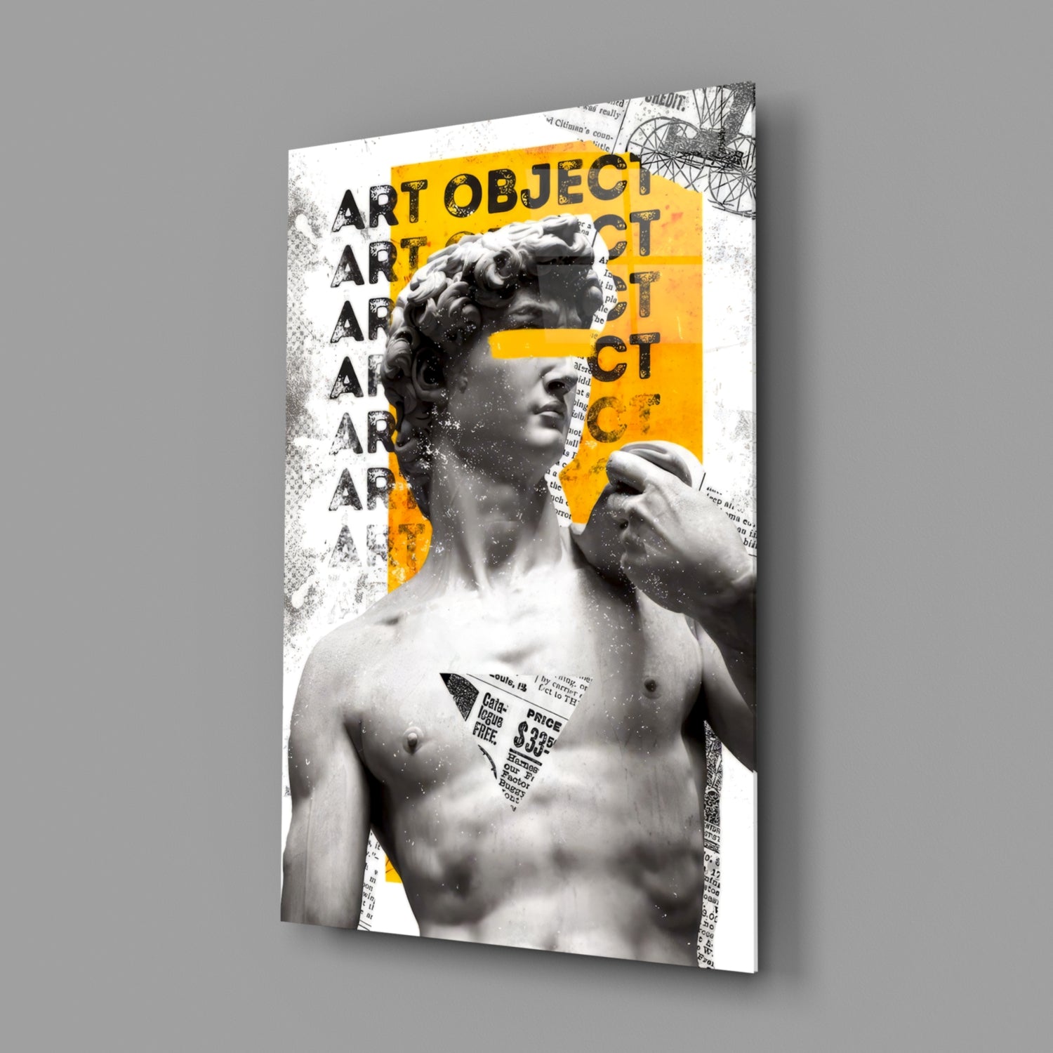 Art Object Glass Wall Art.