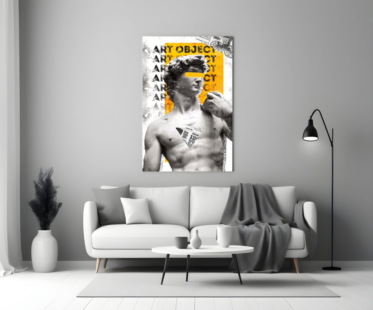 Art Object Glass Wall Art.