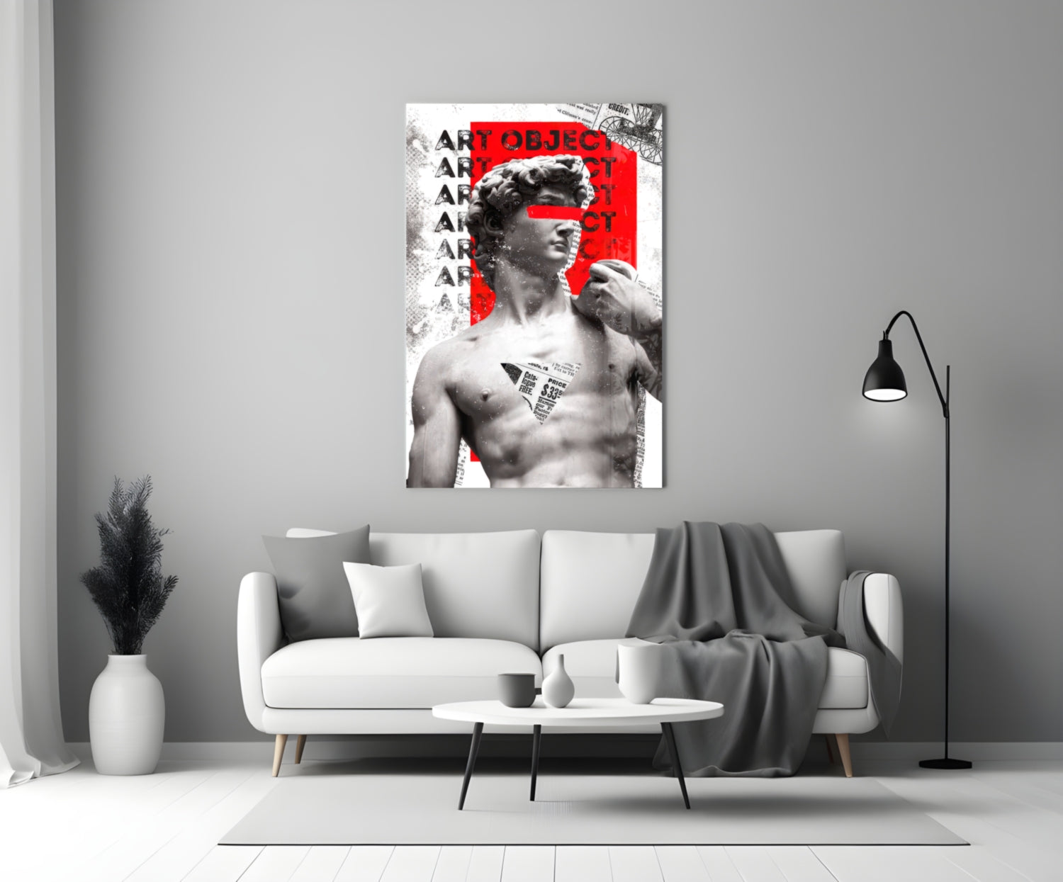 Art Object Glass Wall Art.