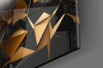 Cinematic artwork in a vanity wall interior