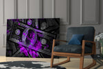 Money yatay panel against a moody dark-painted accent wall