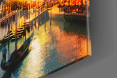 Cinematic artwork in a Mediterranean-themed dining room