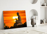 Buddha of Ibiraçu Glass Wall Art