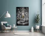 Ganesha artwork styled in a creative loft interior